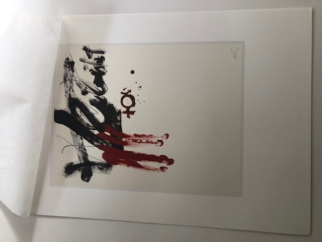Antoni Tapies (1923-2912 Rare Numbered Lithograph. 1982
