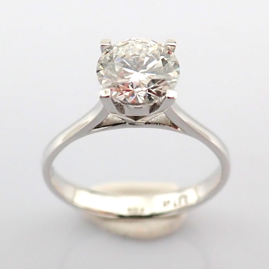 Round Cut Lab-Grown Diamond Ring - 1.17 Total Carat (IGI Certified)