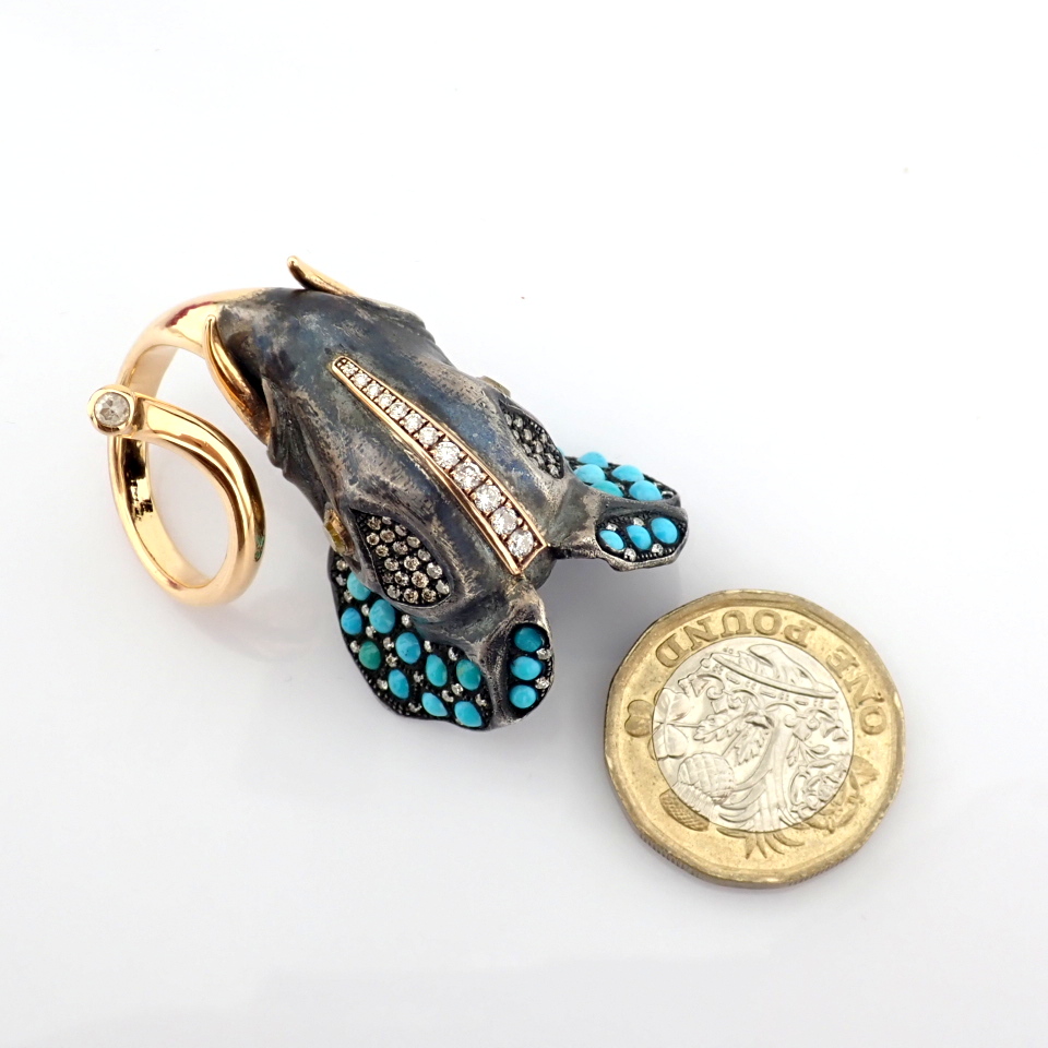 Natural Diamond 18K Yellow Gold Ring