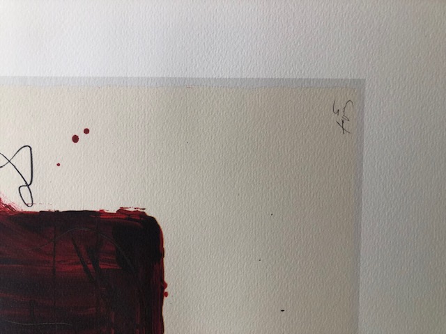 Antoni Tapies (1923-2012) Rare Lithograph