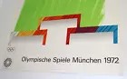 Richard Smith (1931-2016) Original Olympische Spiele München, Advertisement Poster, Germany, 1972