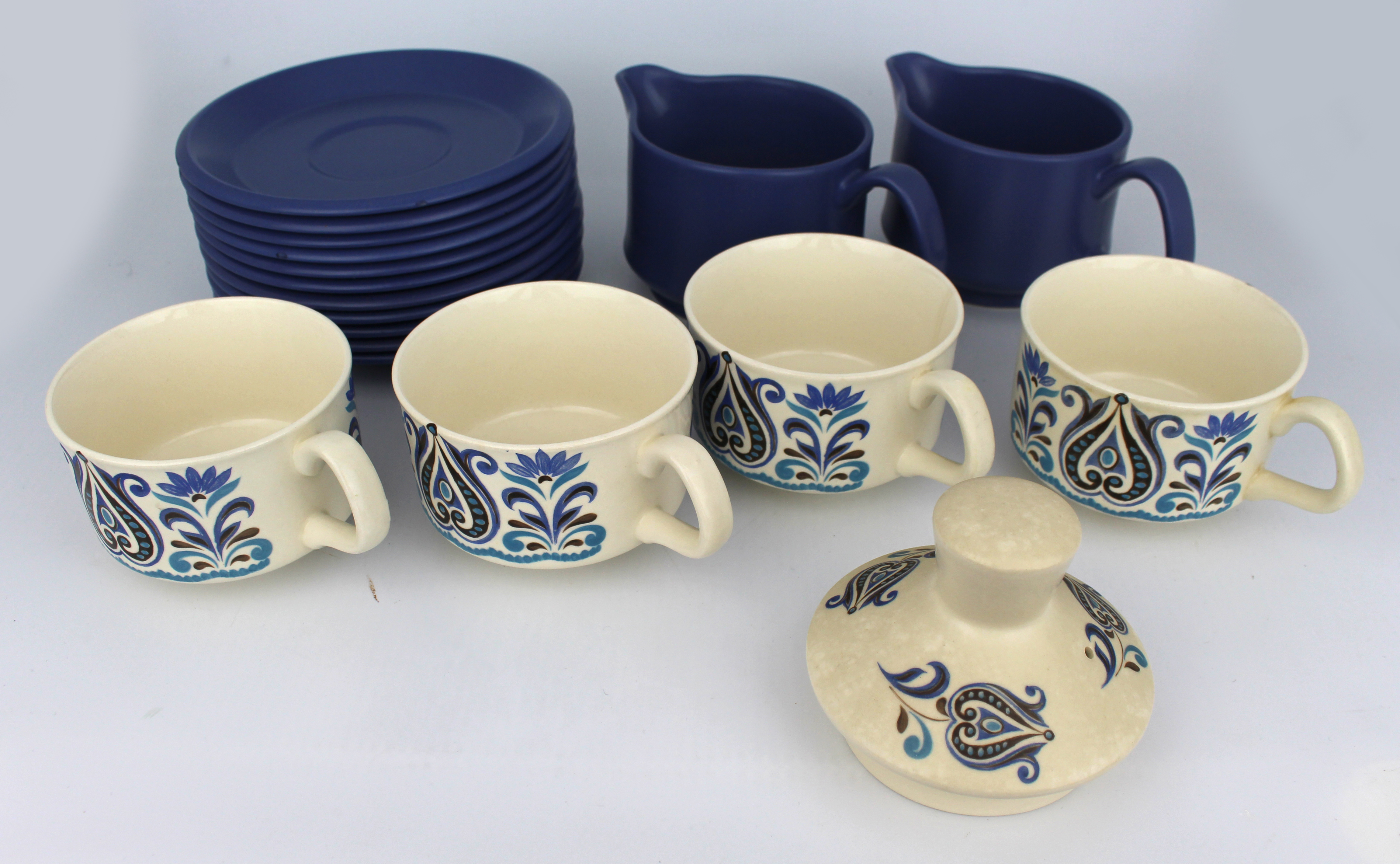 Royal Worcester Palissy Part Tea Service