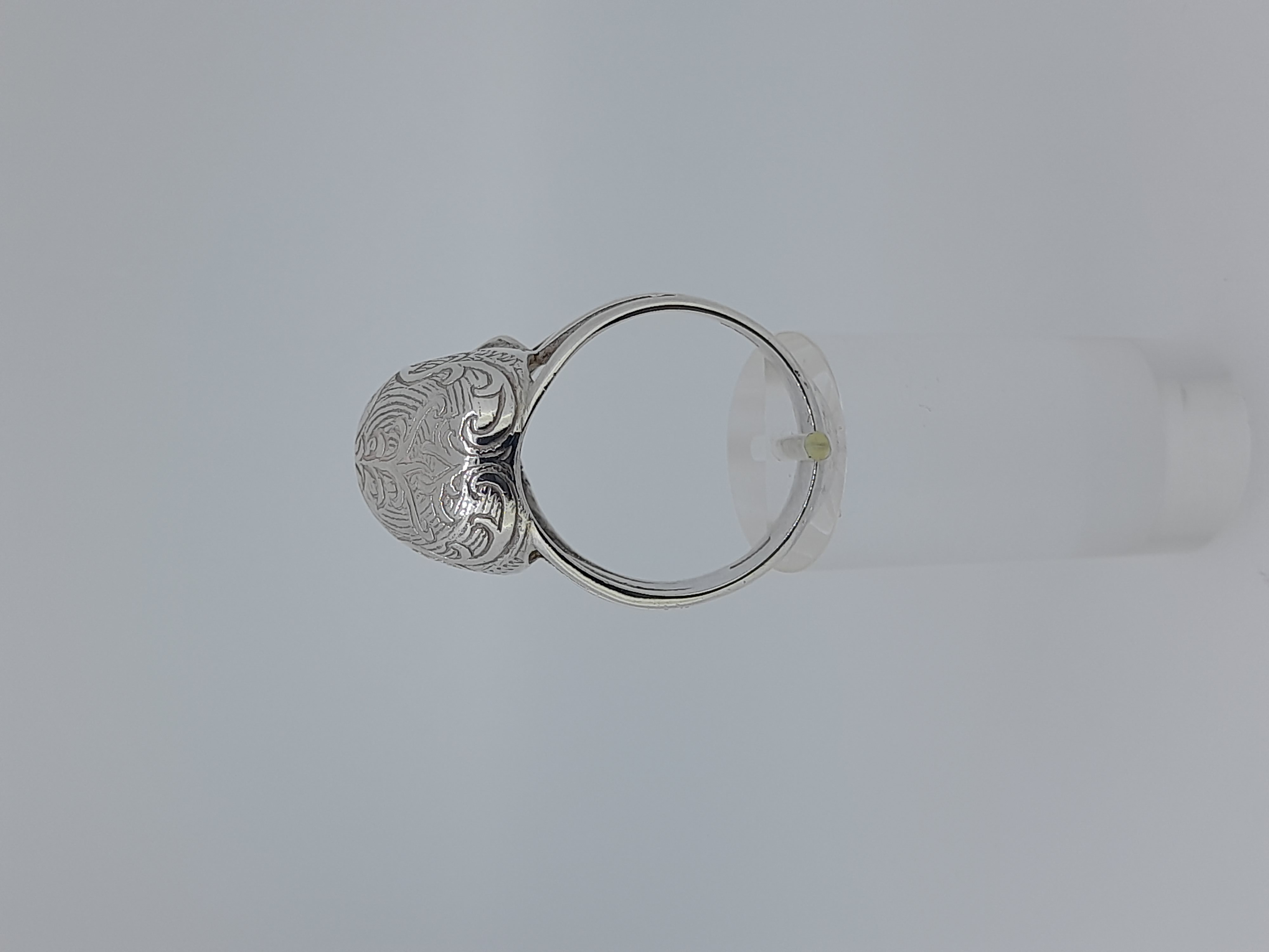 Silver UK Hallmarked Skull Ring