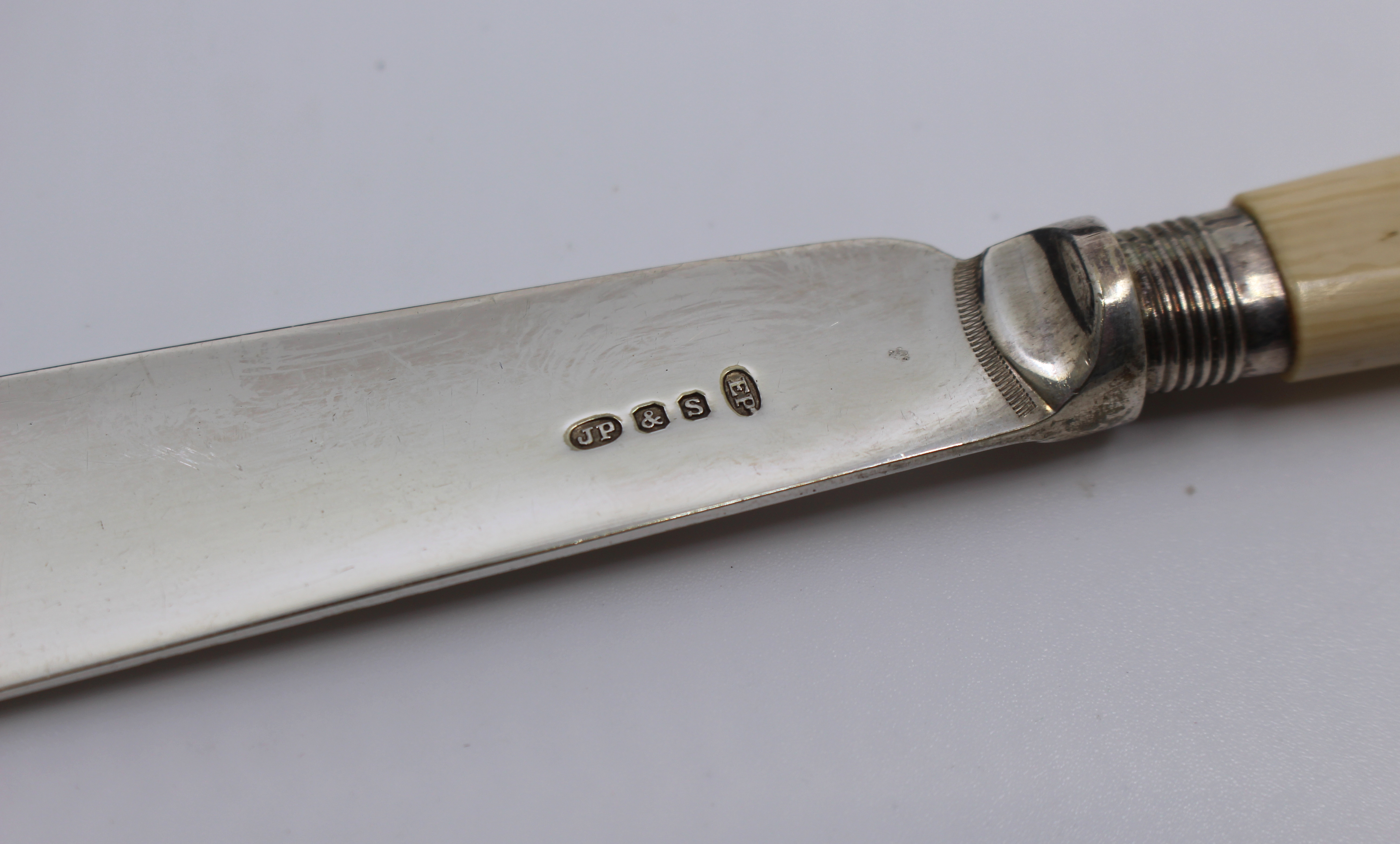 Cased Set of Six Fish Knives & Forks Sheffield 1915