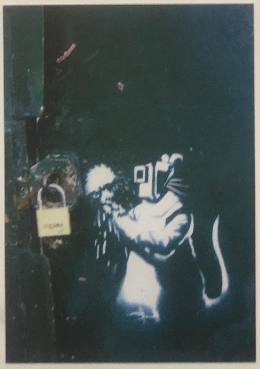 Banksy (b 1974-) Kate Moss Post Card Flyer From Crude Oils Exhibition, Notting Hill. 2005