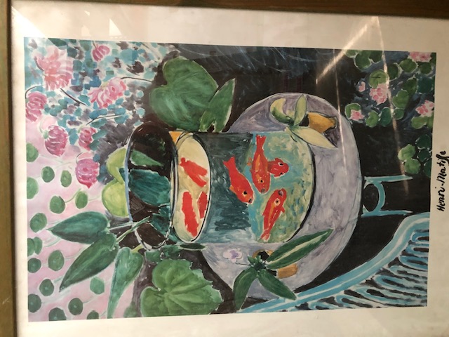 Henri Matisse 'Goldfish Bowl' Framed Offset Litho Print