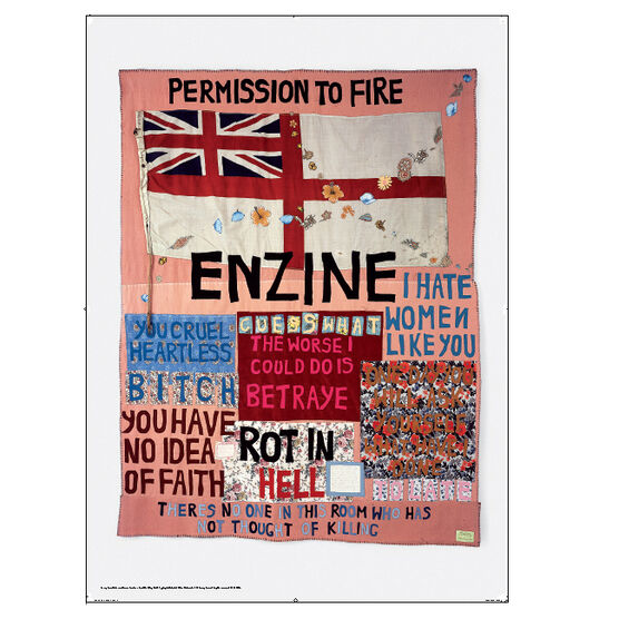 Tracey Emin (b 1963) ‘Hate and Power Can Be A Terrible Thing’ Lithograph In Colours, 2004