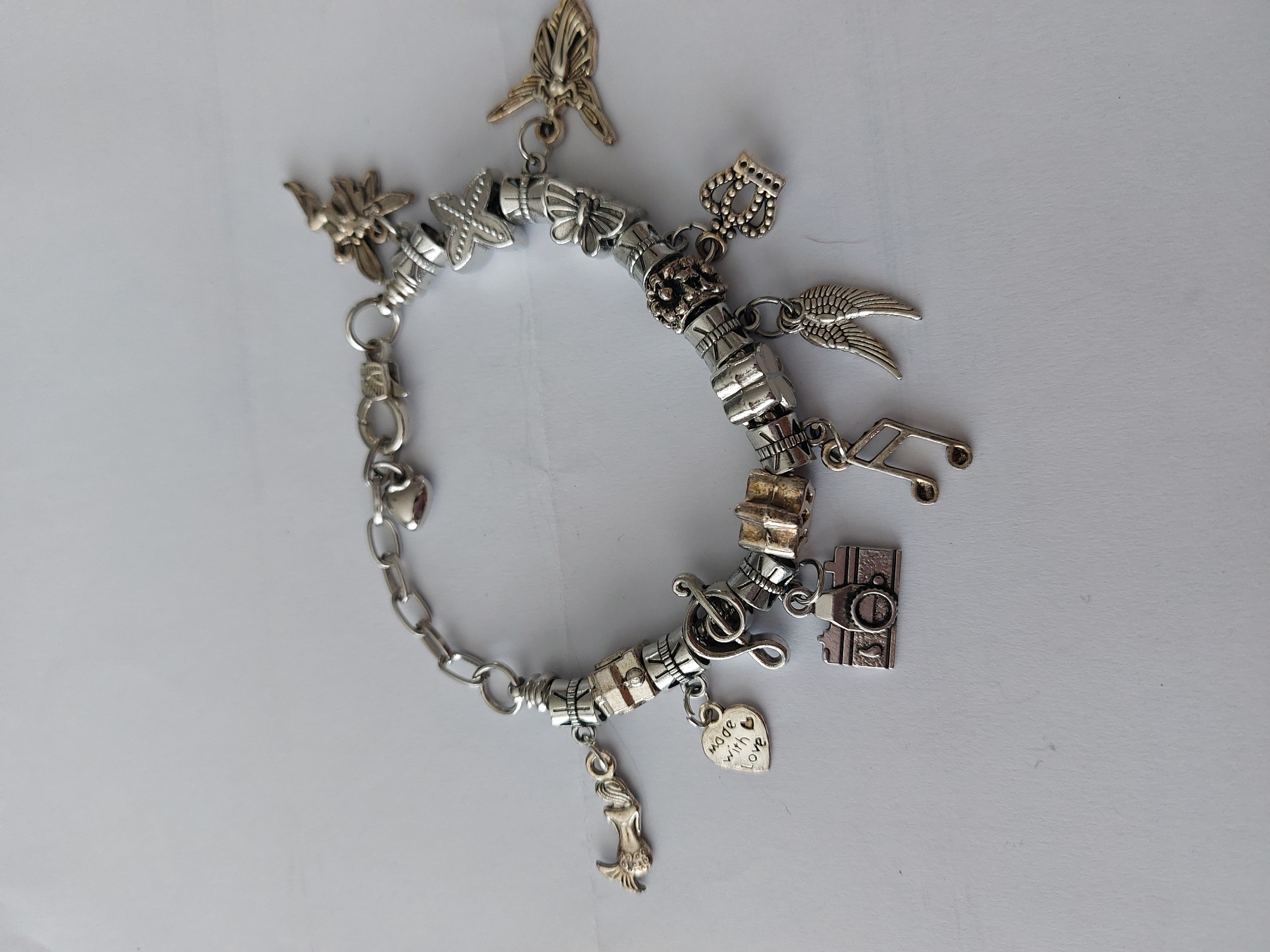 Charm Bracelet With 16 Charms