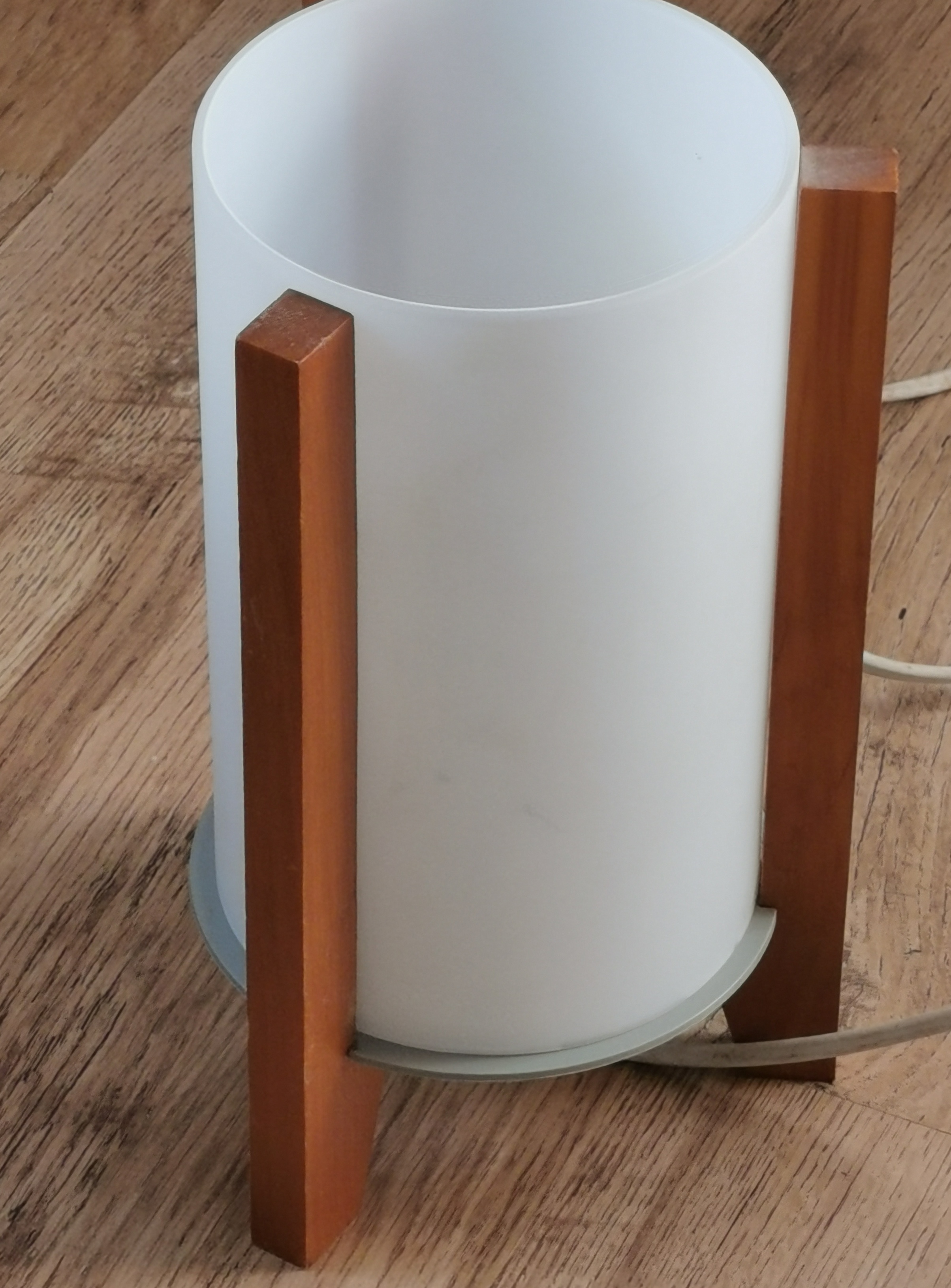 Vintage Ikea Porfylit Tripod Rocket Table Lamp 1990s Retro Scandinavian Space Age Light