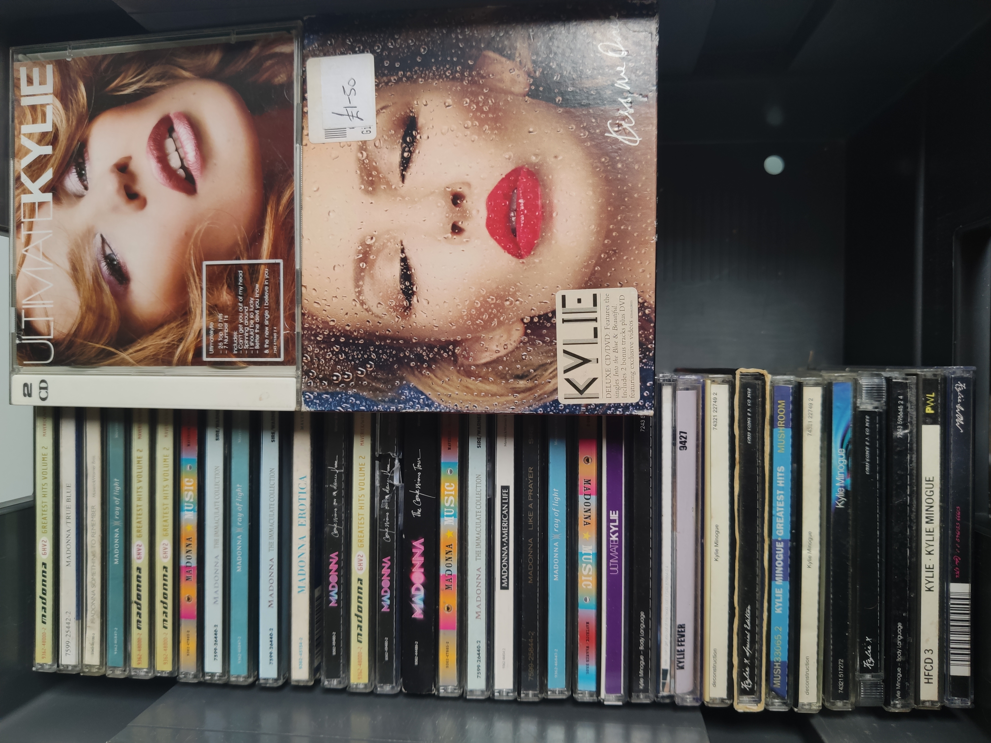 A Collection Of 37 X Madonna And Kylie Minogue Music CDs