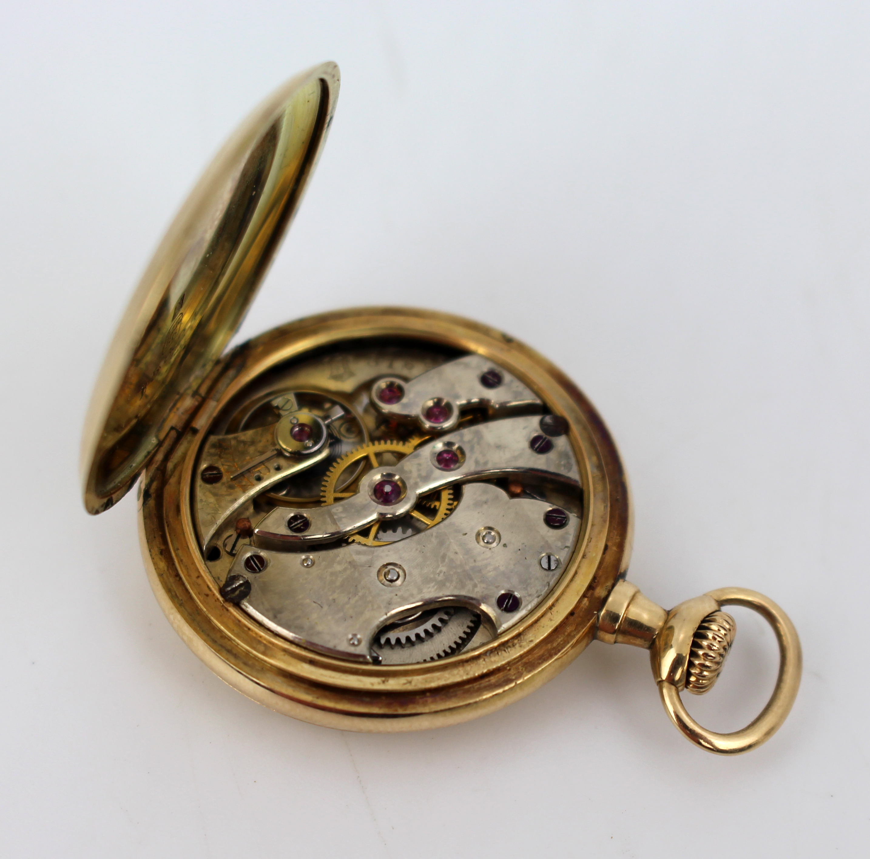 Fine 14ct Gold Pocket Watch by August Ericsson, St Petersburg c.1890