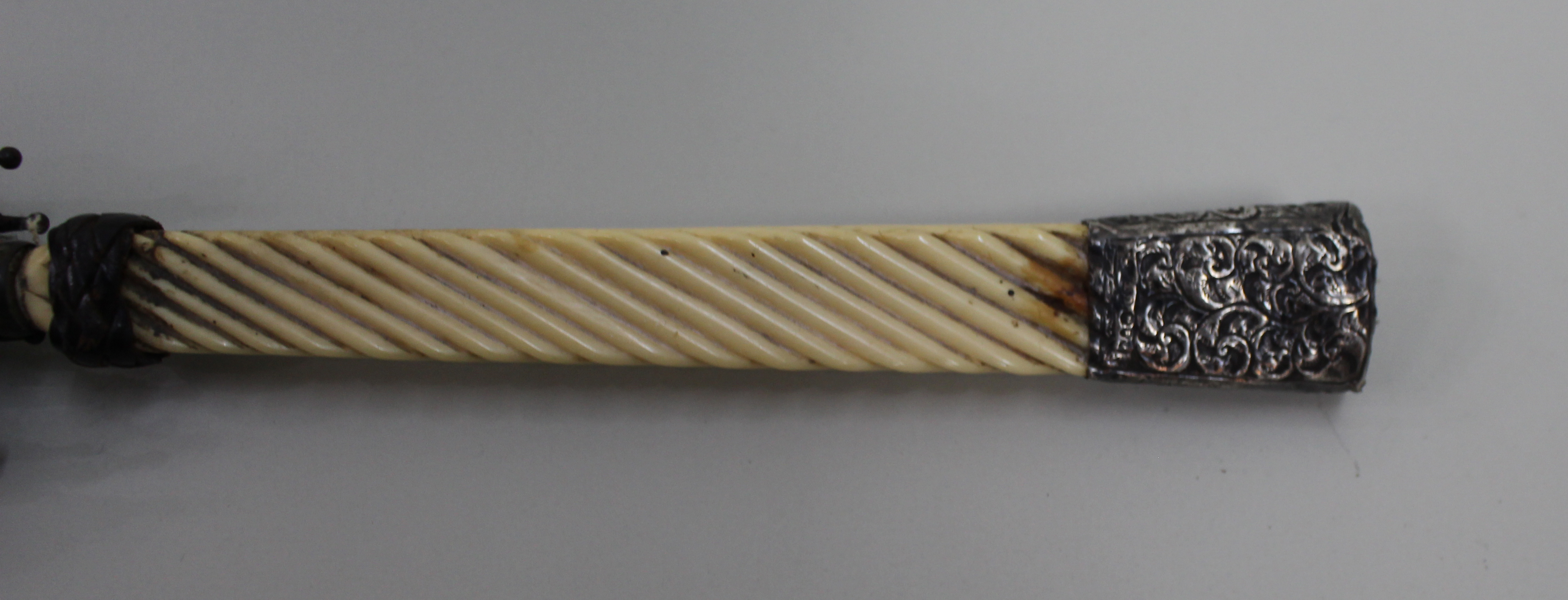 Antique Umbrella wih Silver Ferrule