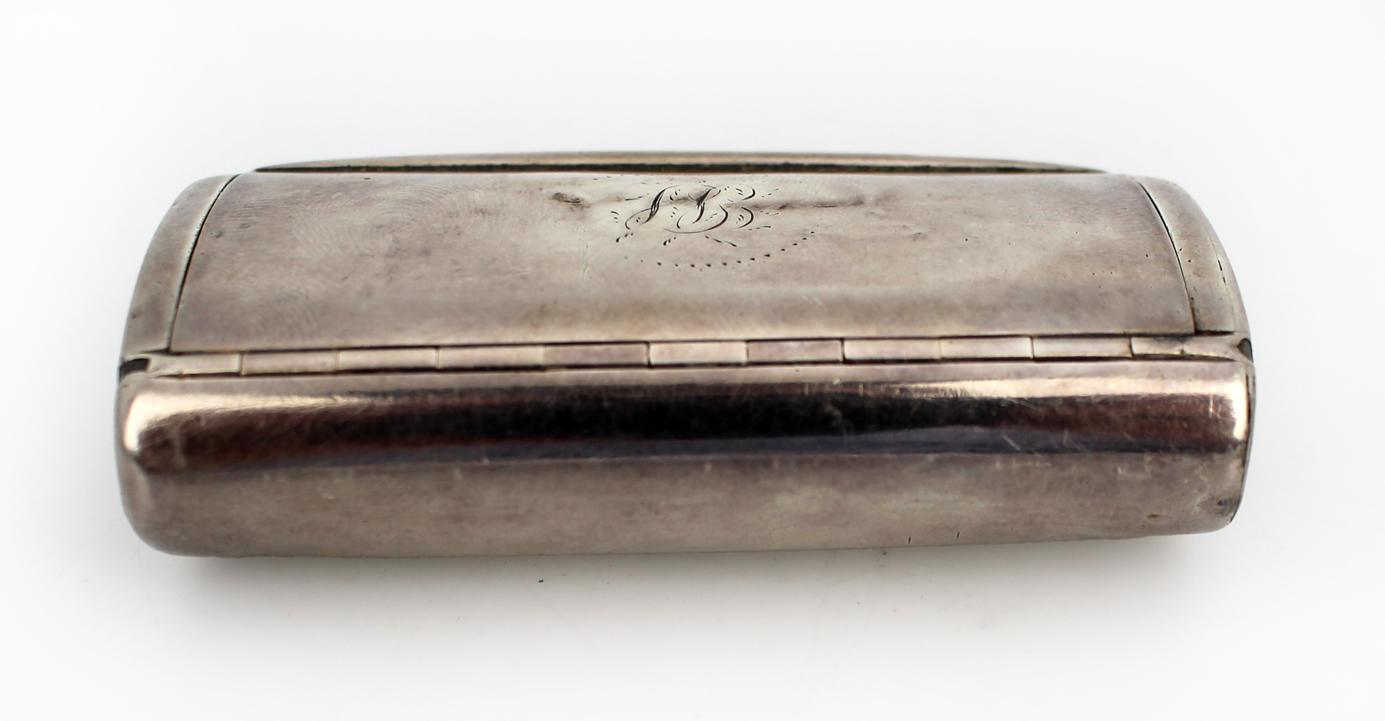 Georgian Sterling Silver & Gilt Snuff Box – Joseph Ash I, London 1802