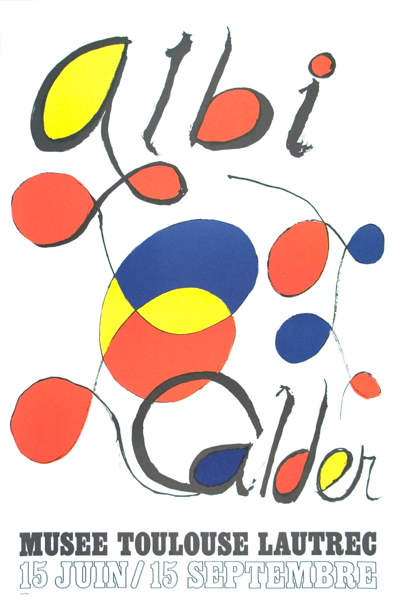 Alexander Calder 'Albi' 2014. Exhibition Poster