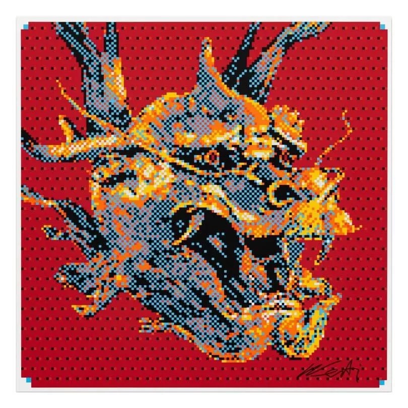 Ai Weiwei (b1957) ’Everyone Is A Dragon’ 10 ColourScreen Print, Signed, Numbered, Editioned, COA, 24