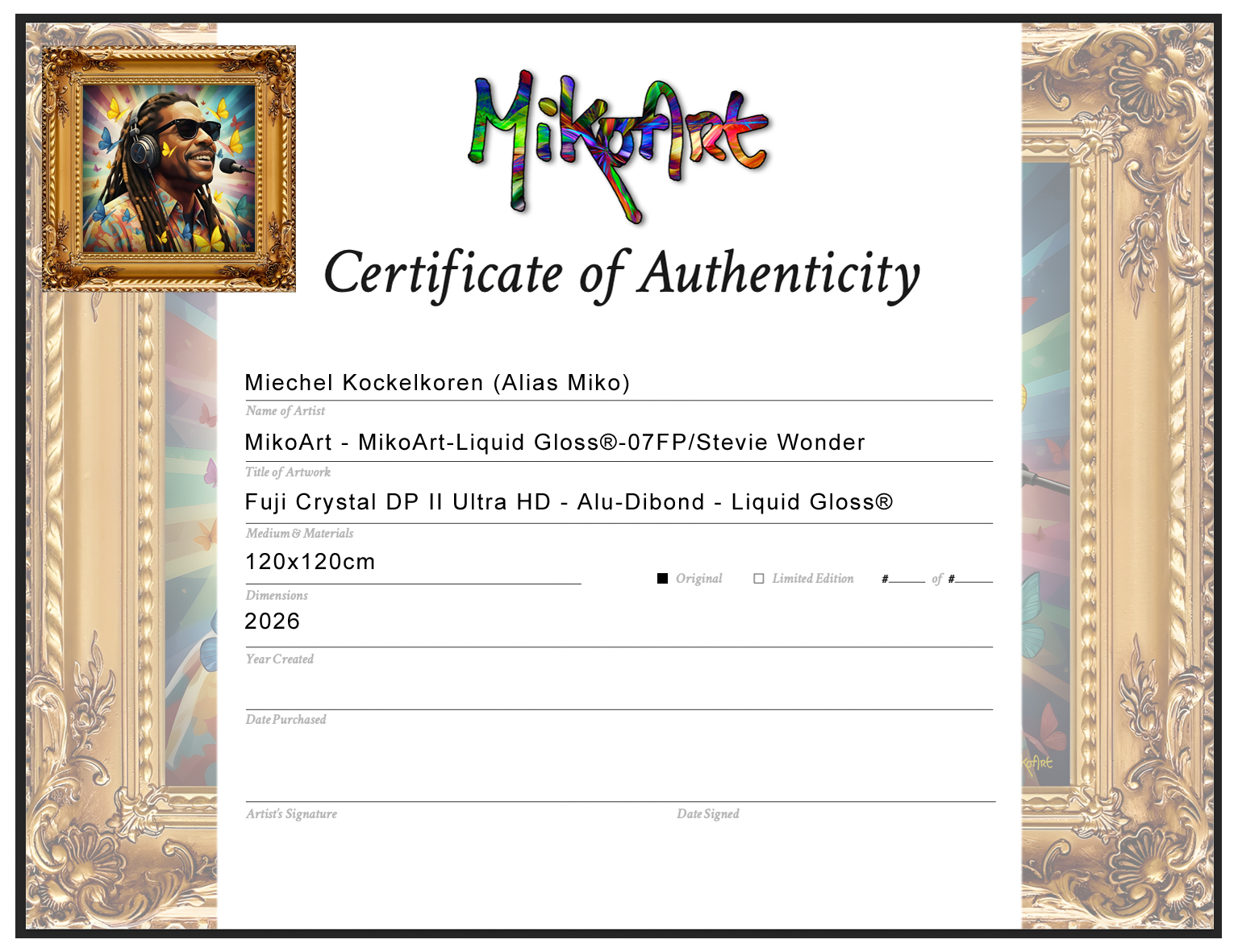 MikoArt - Epoxy Liquid Gloss - 07FP/Stevie Wonder