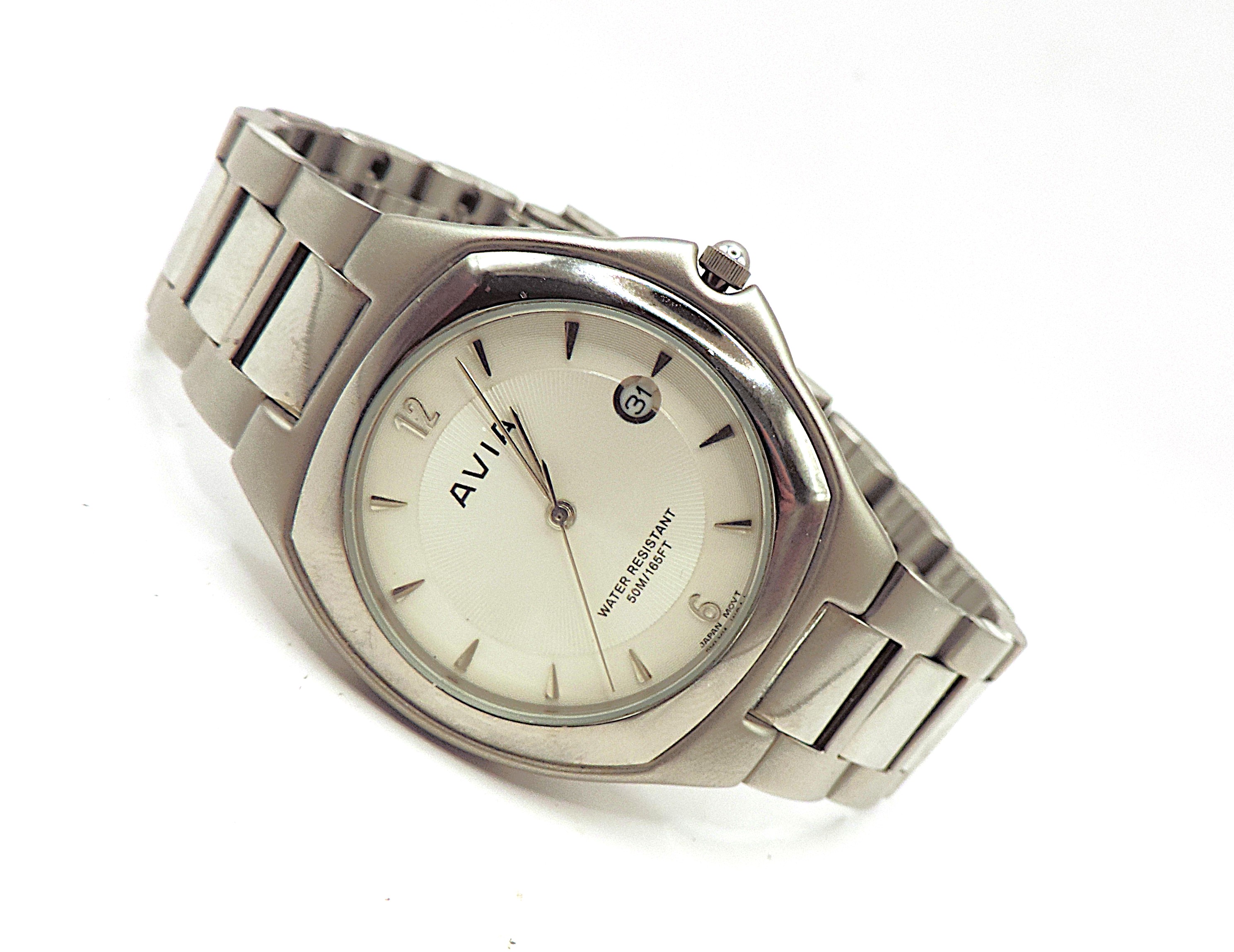 Men's AVIA Quartz Bracelet Watch #103902 - New Battery