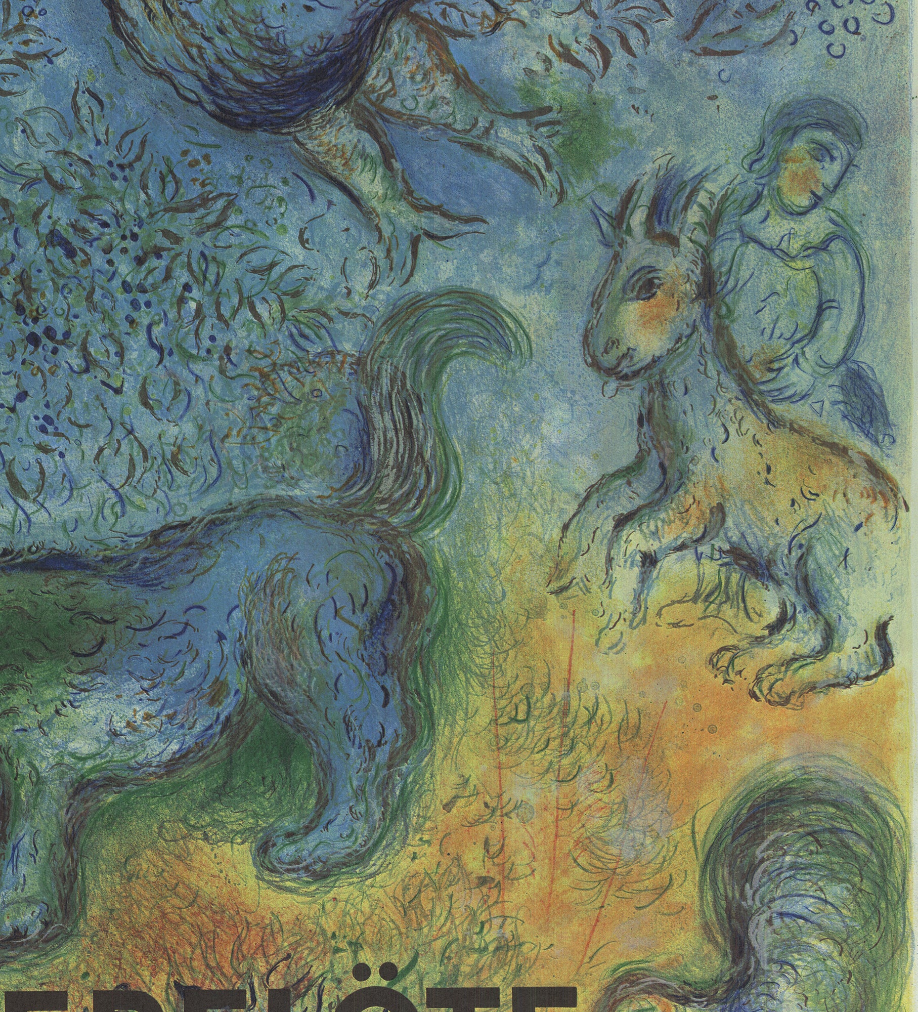Marc Chagall - The Magic Flute (Die Zauberflote) 1973