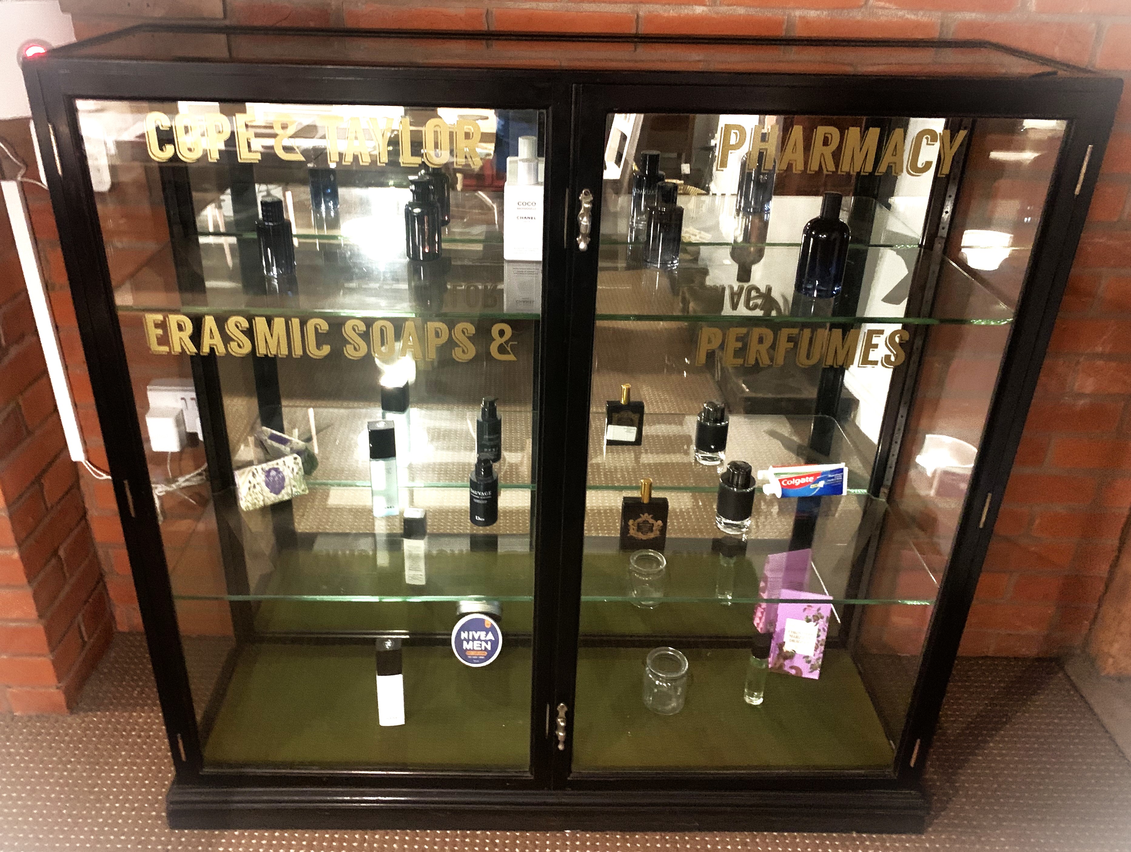 A Superb Example of Victorian Commercial Display The Cope & Taylor Pharmacy Cabinet London