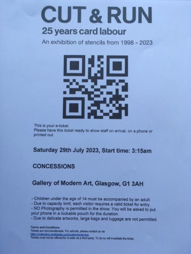 Banksy (b.1974) Authorised ‘Cut & Run - 25 Years of Card labour’ Exhibition Merch & 2 Posters, 2023