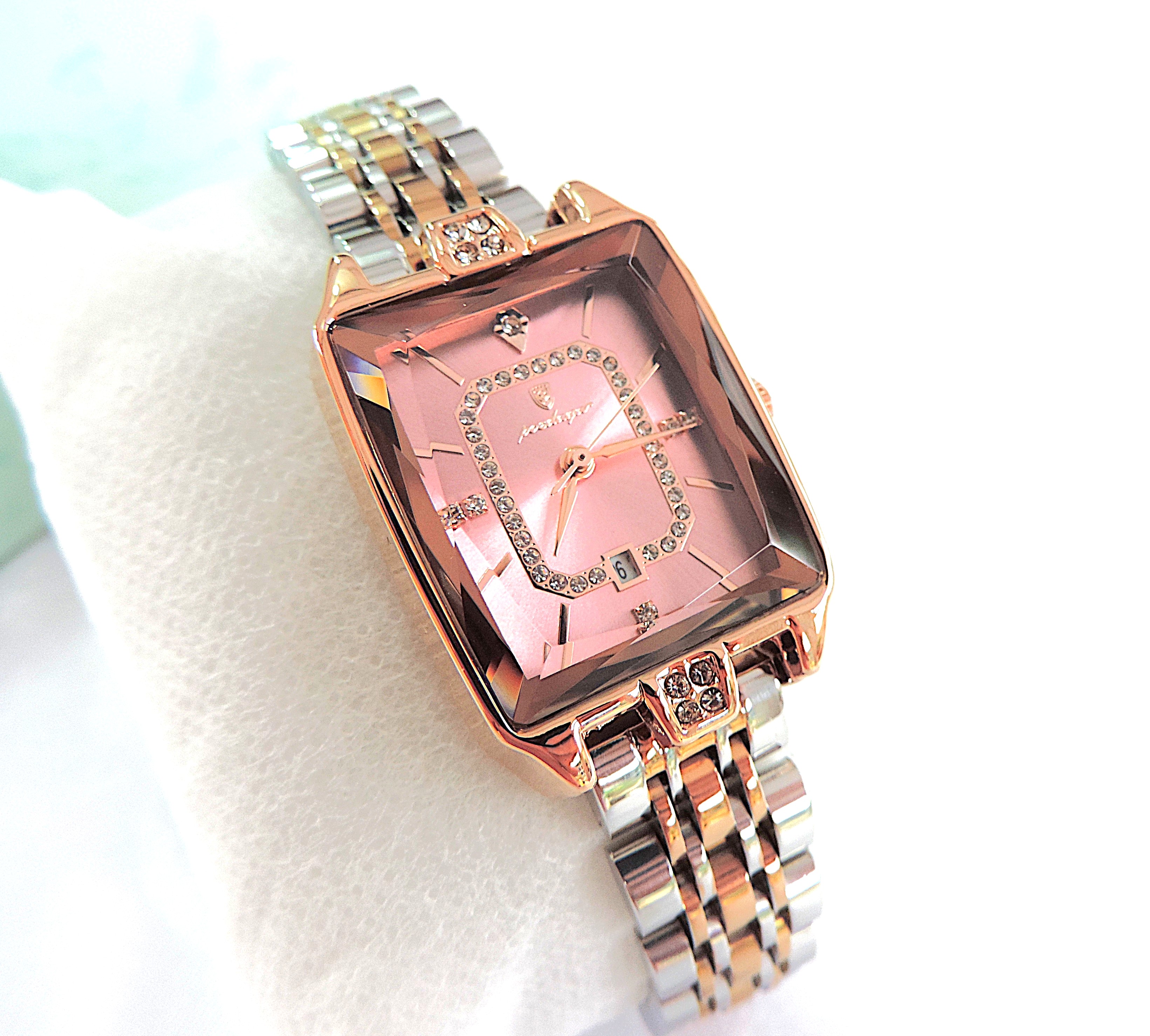 Ladies Quartz Two Tone Bracelet Watch