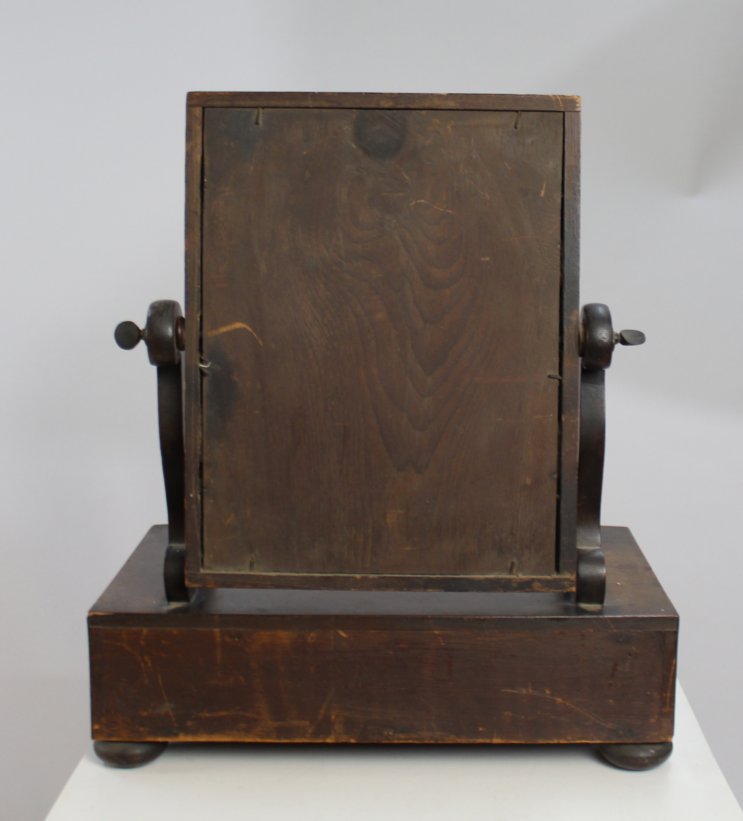 Antique Regency Mahogany Toilet Mirror