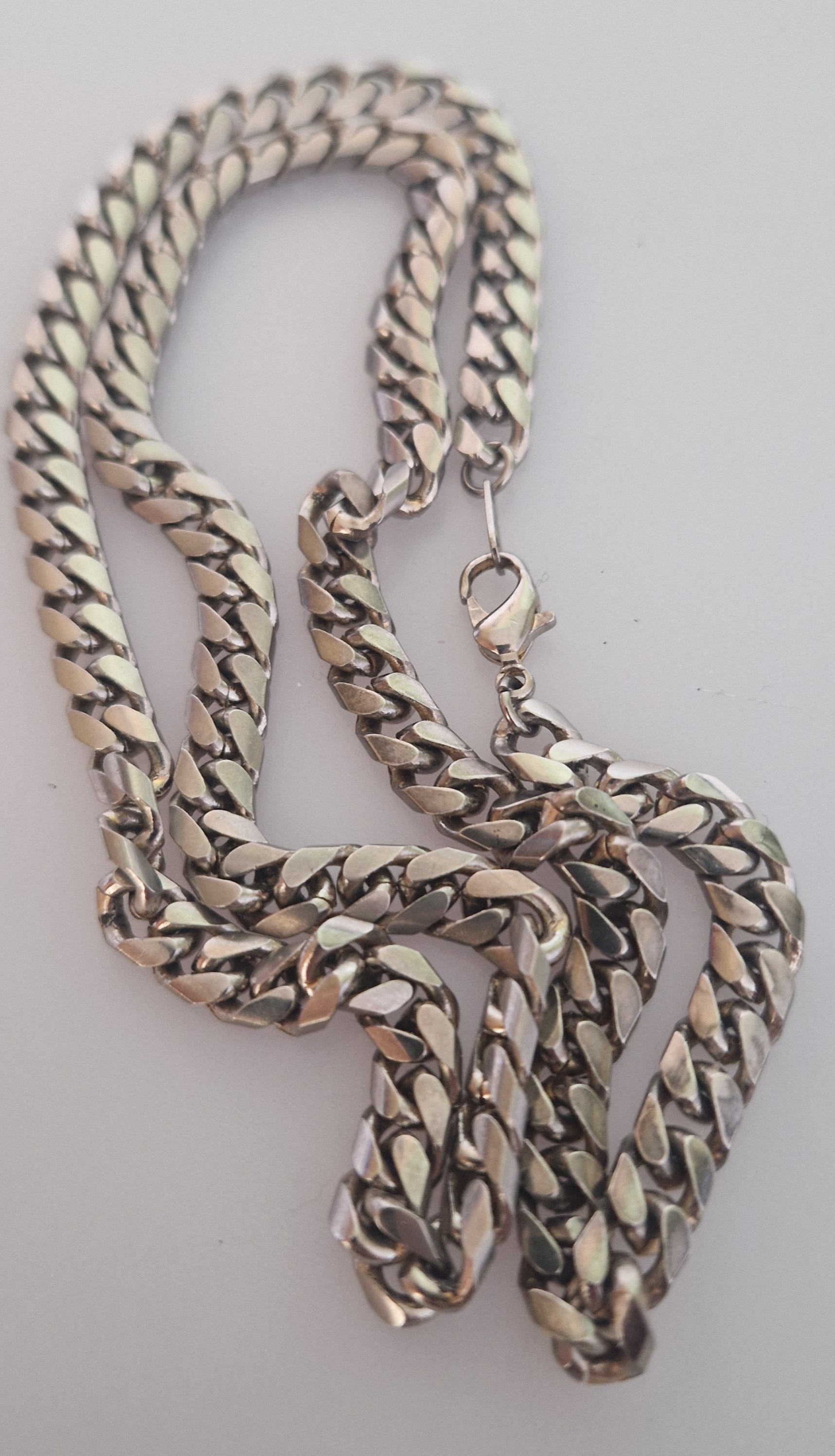 Vintage mens Italian Curb chain