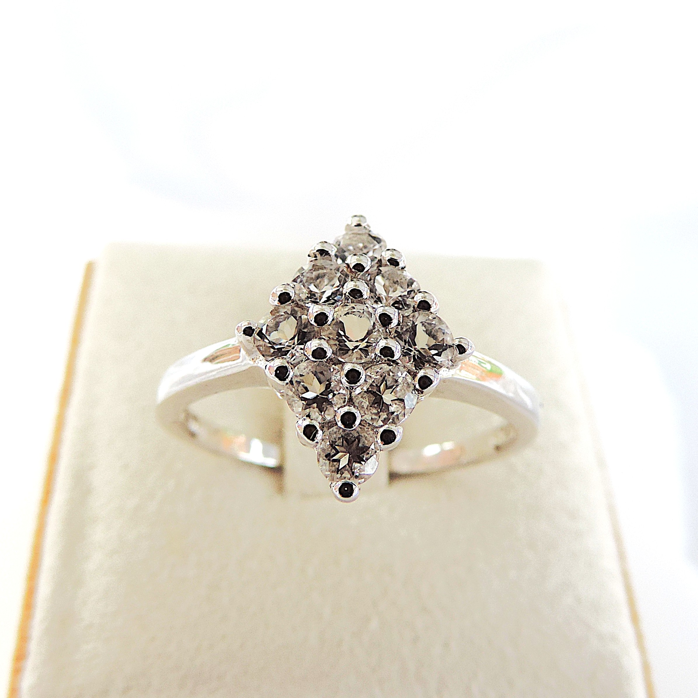 925 Silver Itinga Petalite Gemstone Ring 'New'