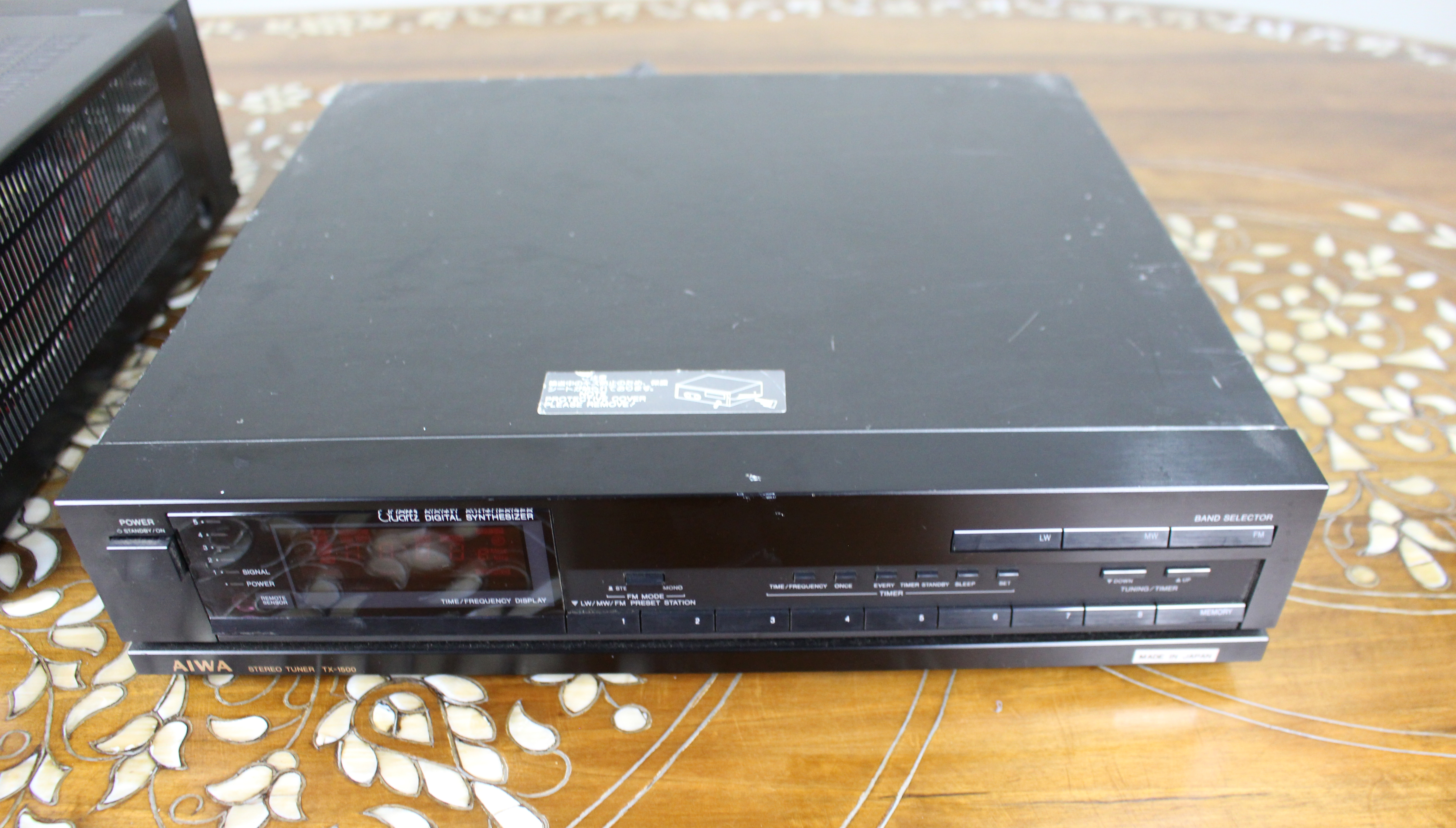 AIWA MX-1500K Amplifier & TX-1500K Quartz Digital Tuner – Vintage Japanese Hi-Fi