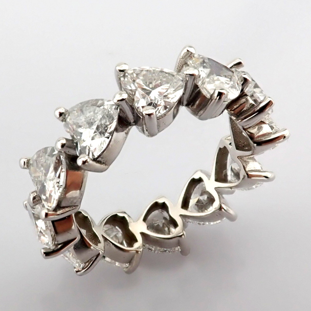 Heart Cut Lab-Grown Diamond Ring - 5.28 Total Carat (MDI Certified)