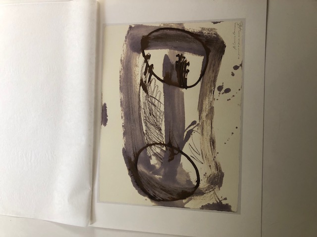 Antoni Tapies (1923-2012). Rare Numbered Lithograph.