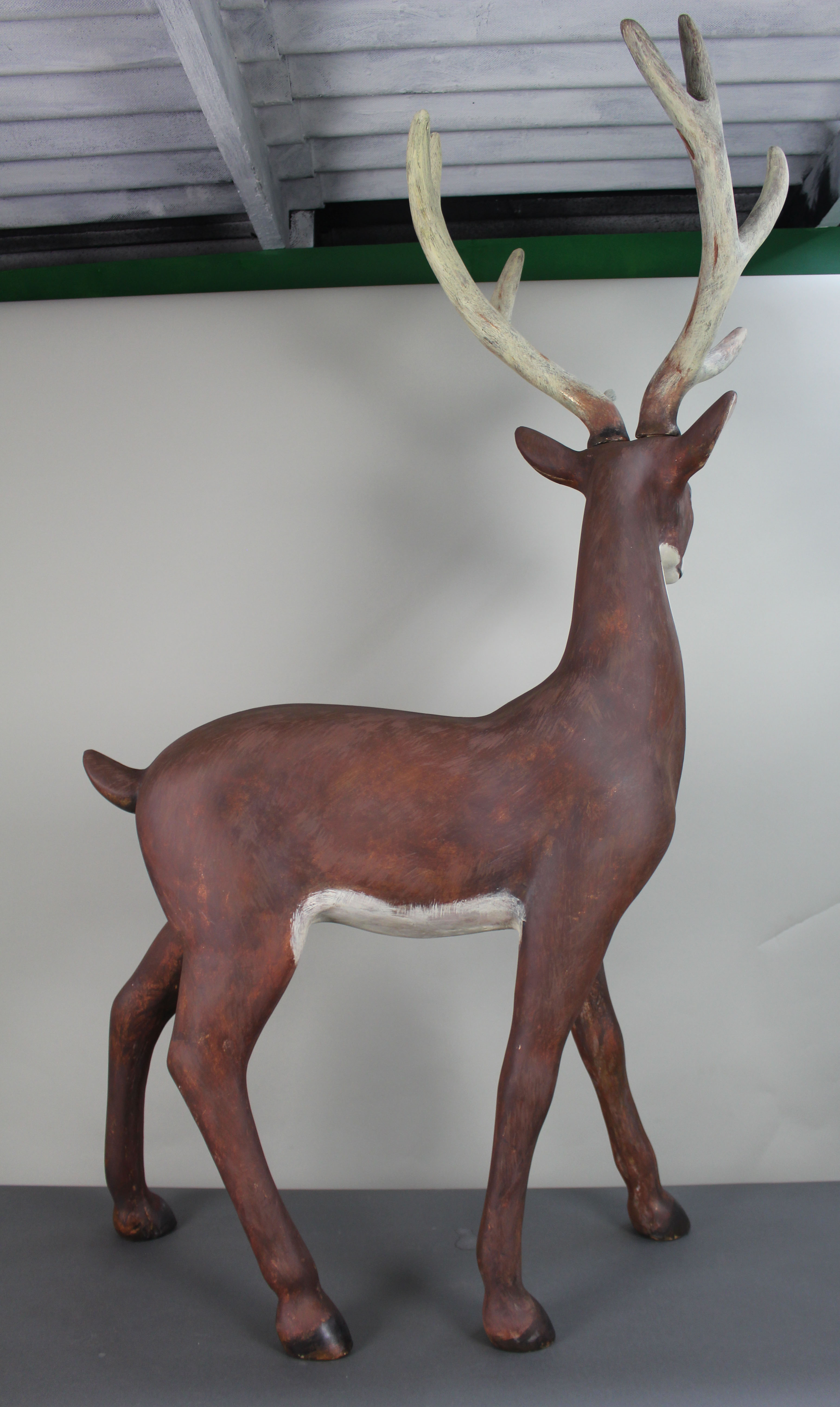 Hand Painted Stag Model