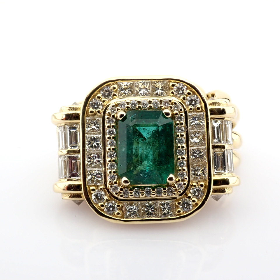 Natural Diamond 14K Yellow Gold Ring