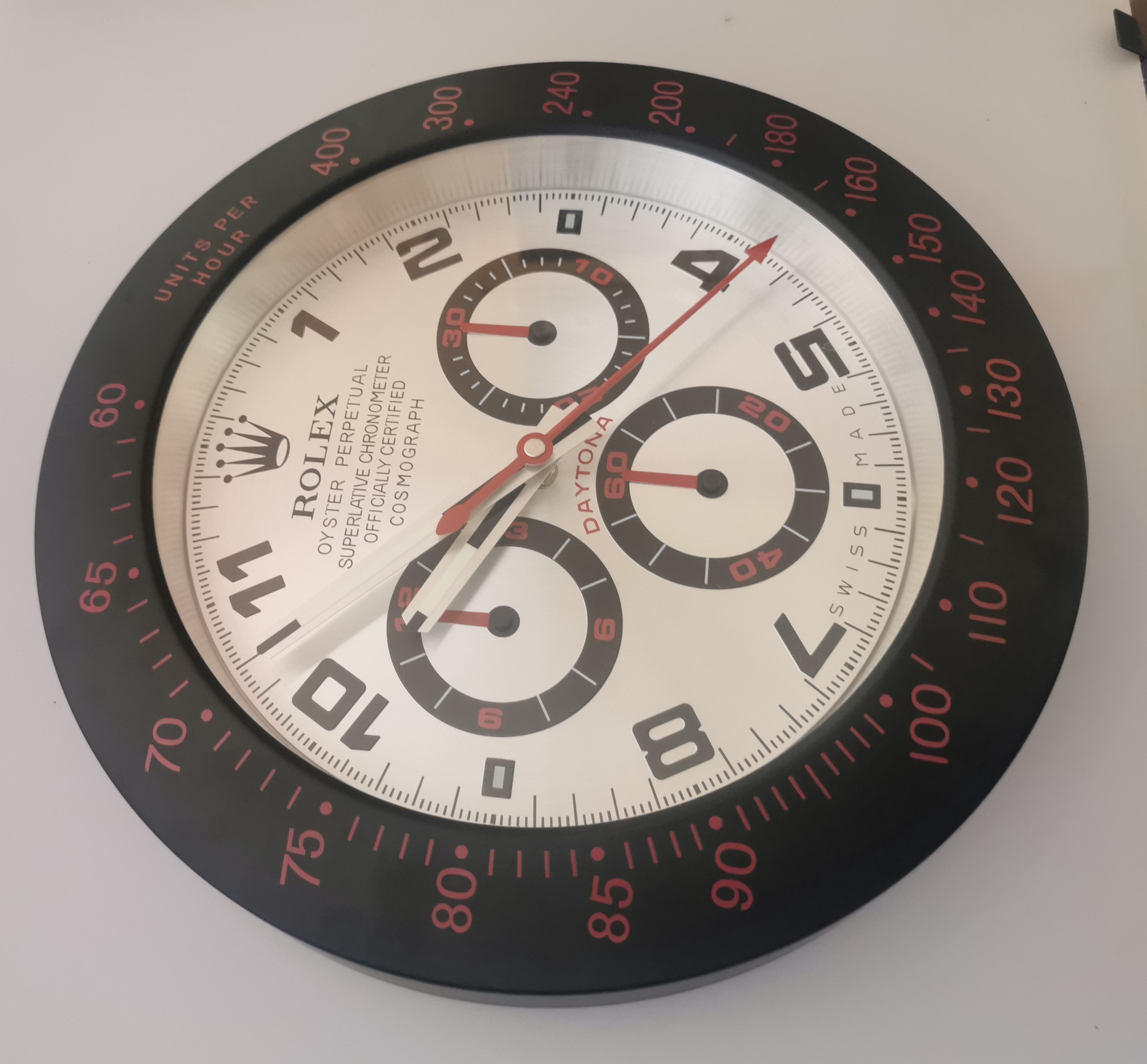 Rolex Cosmograph Daytona Dealer Display Wall Clock