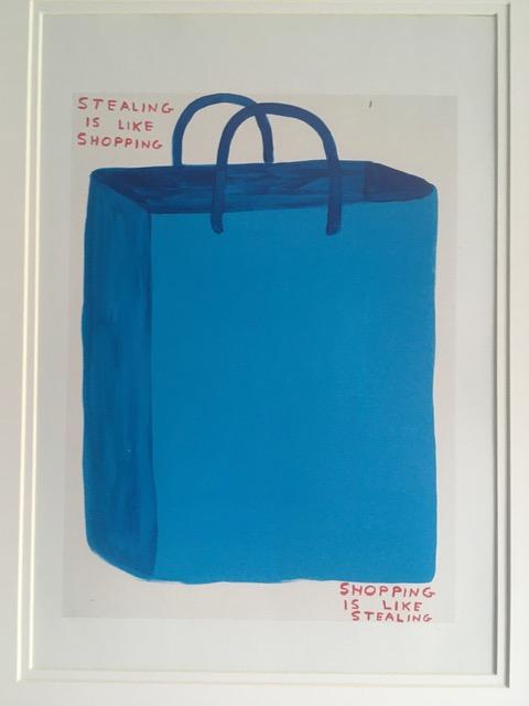 David Shrigley OBE (b 1968) ‘My Flame Will Not Be & 3 Others’, Shrig Mini Series Offset Lithograph,