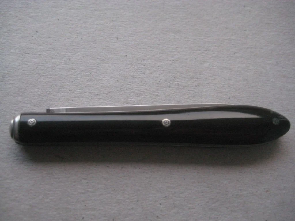 Rare French Silver Bladed Folding Fruit Knife