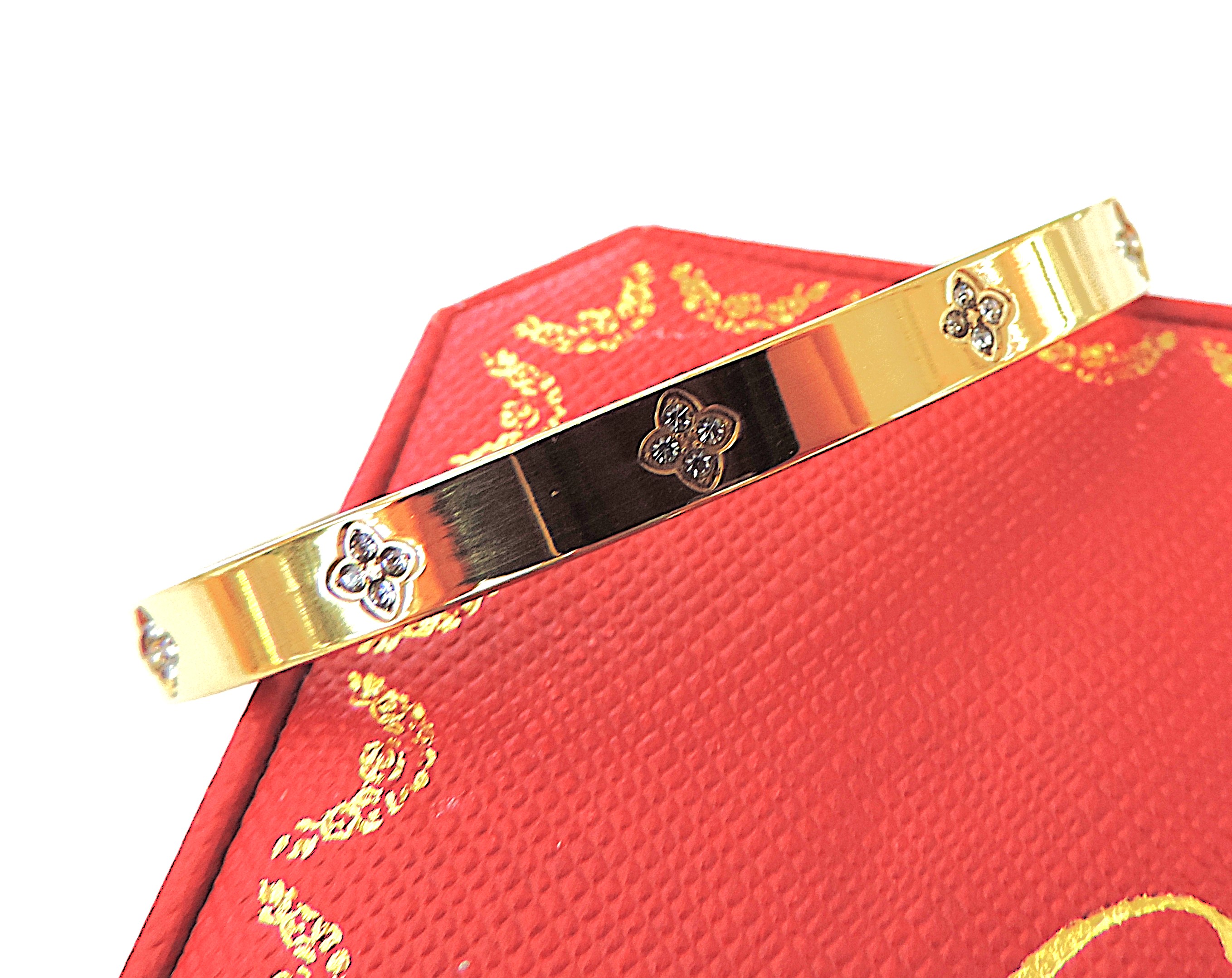  Orrevé 18k Gold Plated Zircon Bracelet 'New'