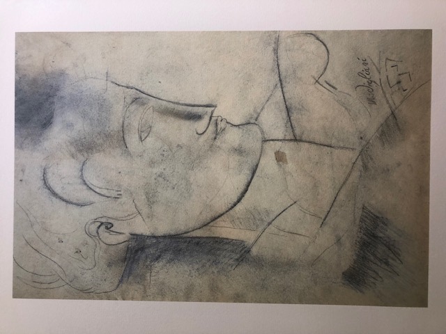 Modogliani. Lithograph 1989