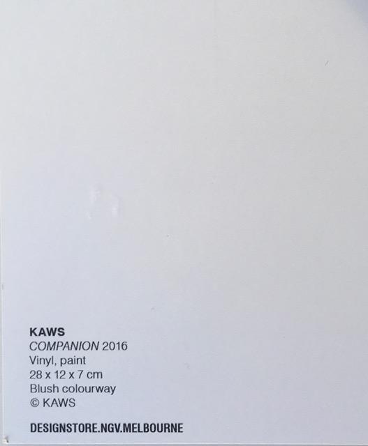 Kaws (b.1974) Import, 3D Lenticular Image Flayed Companion In Blush, Exhibition At NGV, Framed, 2019