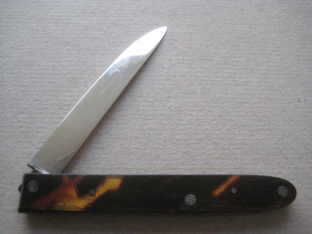 George III Silver Bladed Folding Fruit Knife