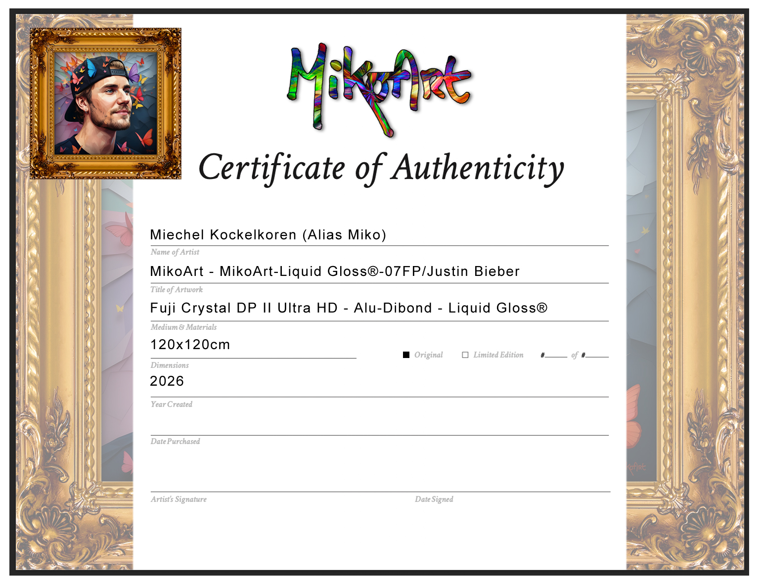 MikoArt - Epoxy Liquid Gloss - 07FP/Justin Bieber