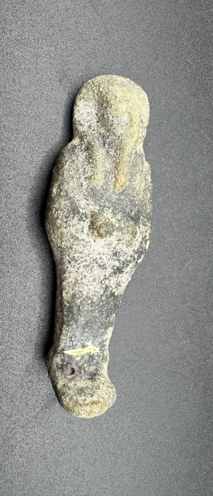 Ancient Egyptian Green Faience Shabti, 664-332 BC (C55)