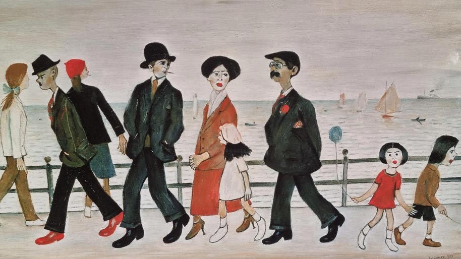 Limited Edition L.S. Lowry "On The Promenade"