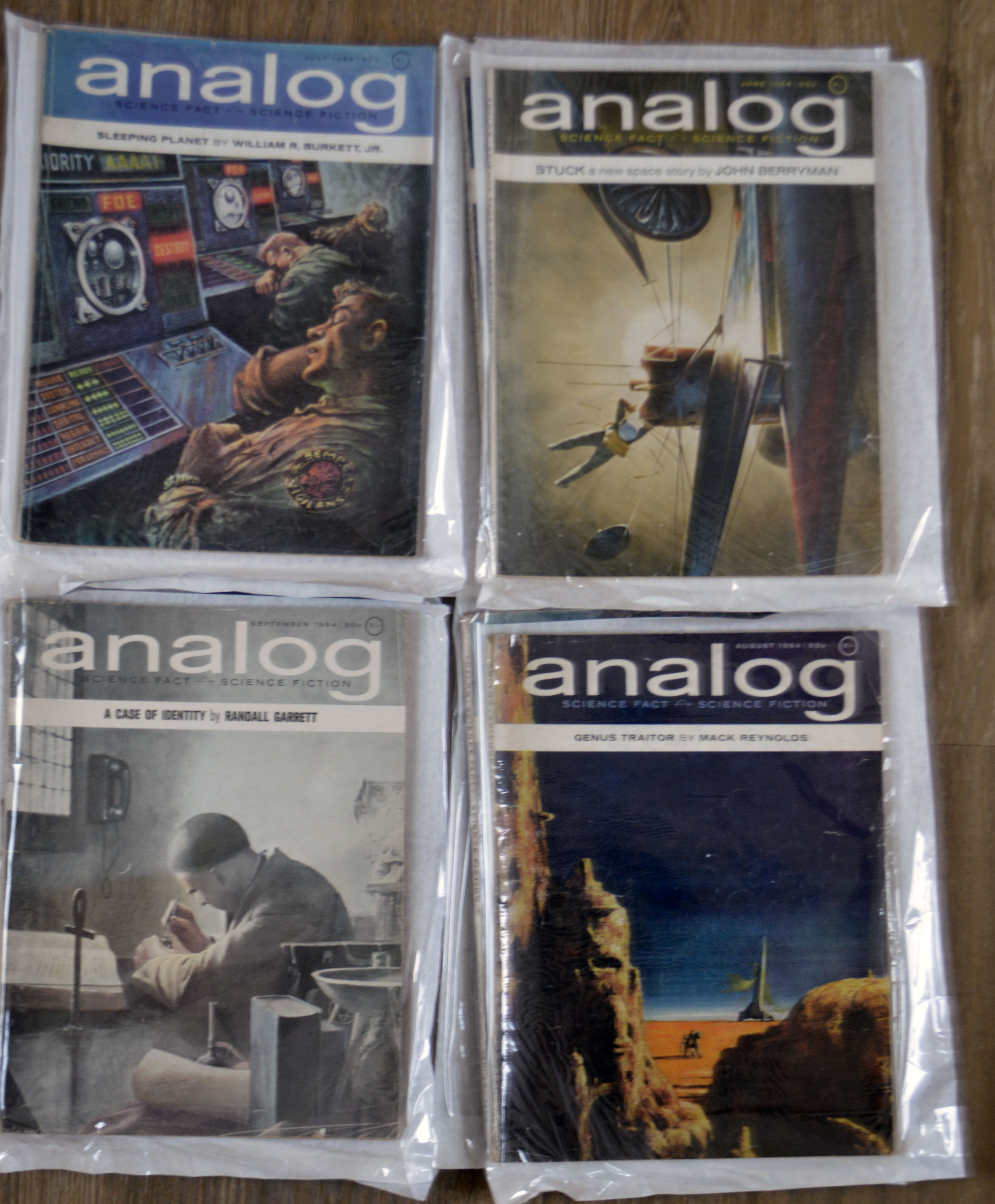 [Books} Analog Science Fact and Fiction 18 Large Format Editions Including Frank Herbert's Dune