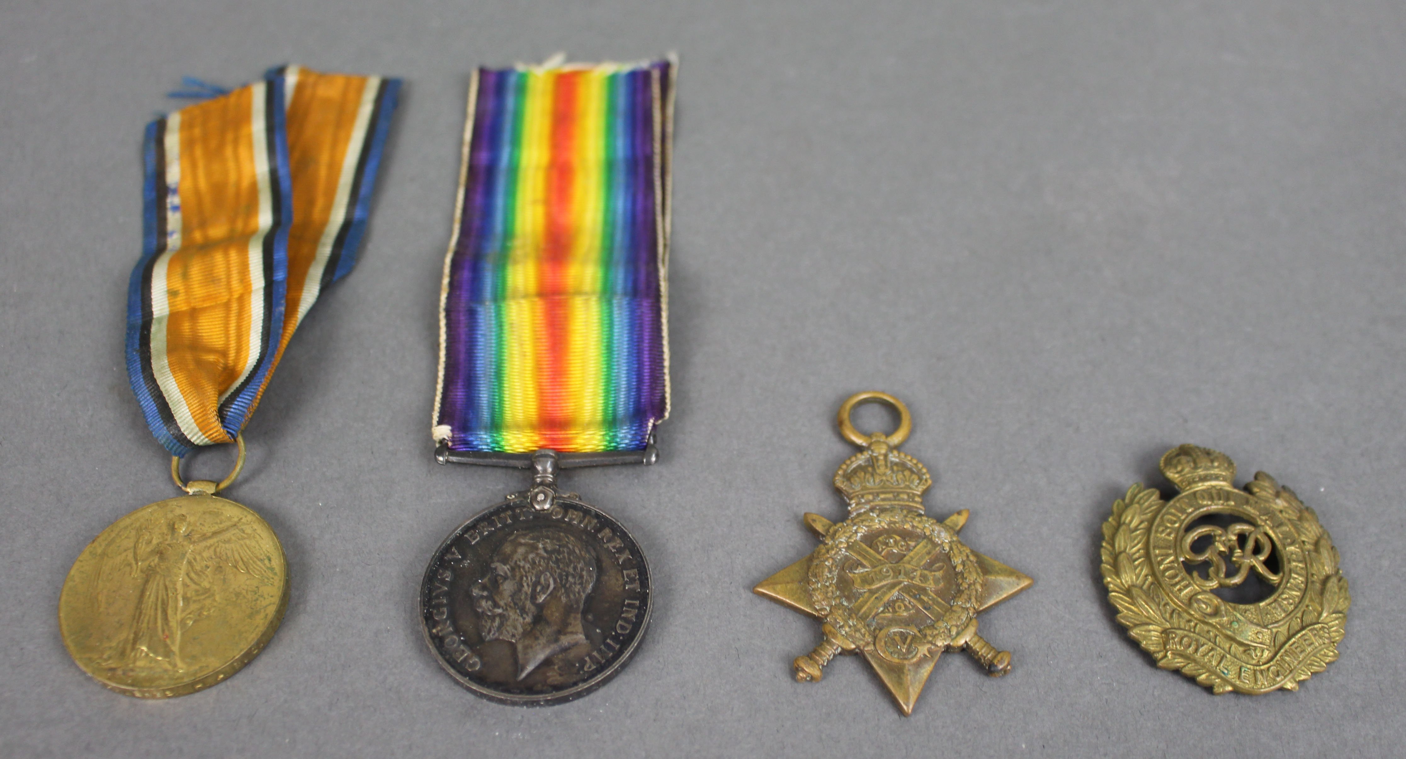 First World War British War Medal Group Pte H. Lewis, R.A.M.C.