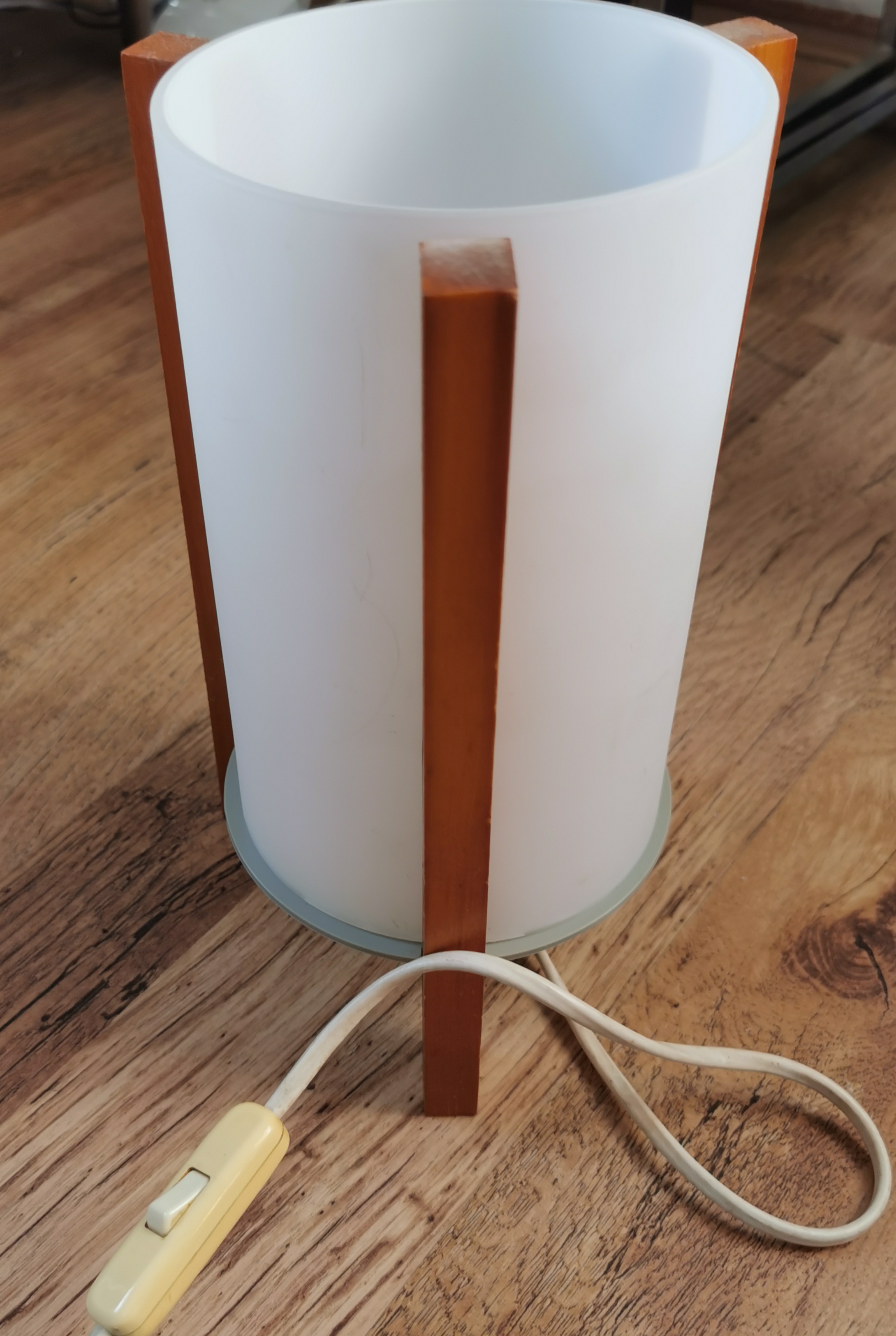 Vintage Ikea Porfylit Tripod Rocket Table Lamp 1990s Retro Scandinavian Space Age Light
