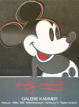 Bundle of Five (5) Andy Warhol - Mickey Mouse 1982 Exhibition Poster