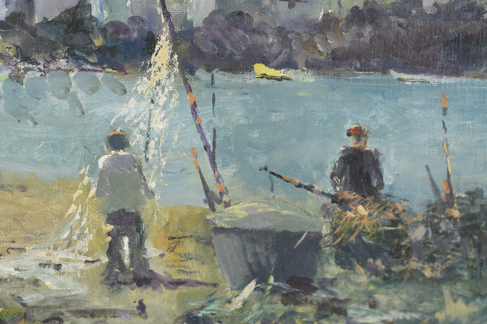 John Ambrose Original Oil On Canvas