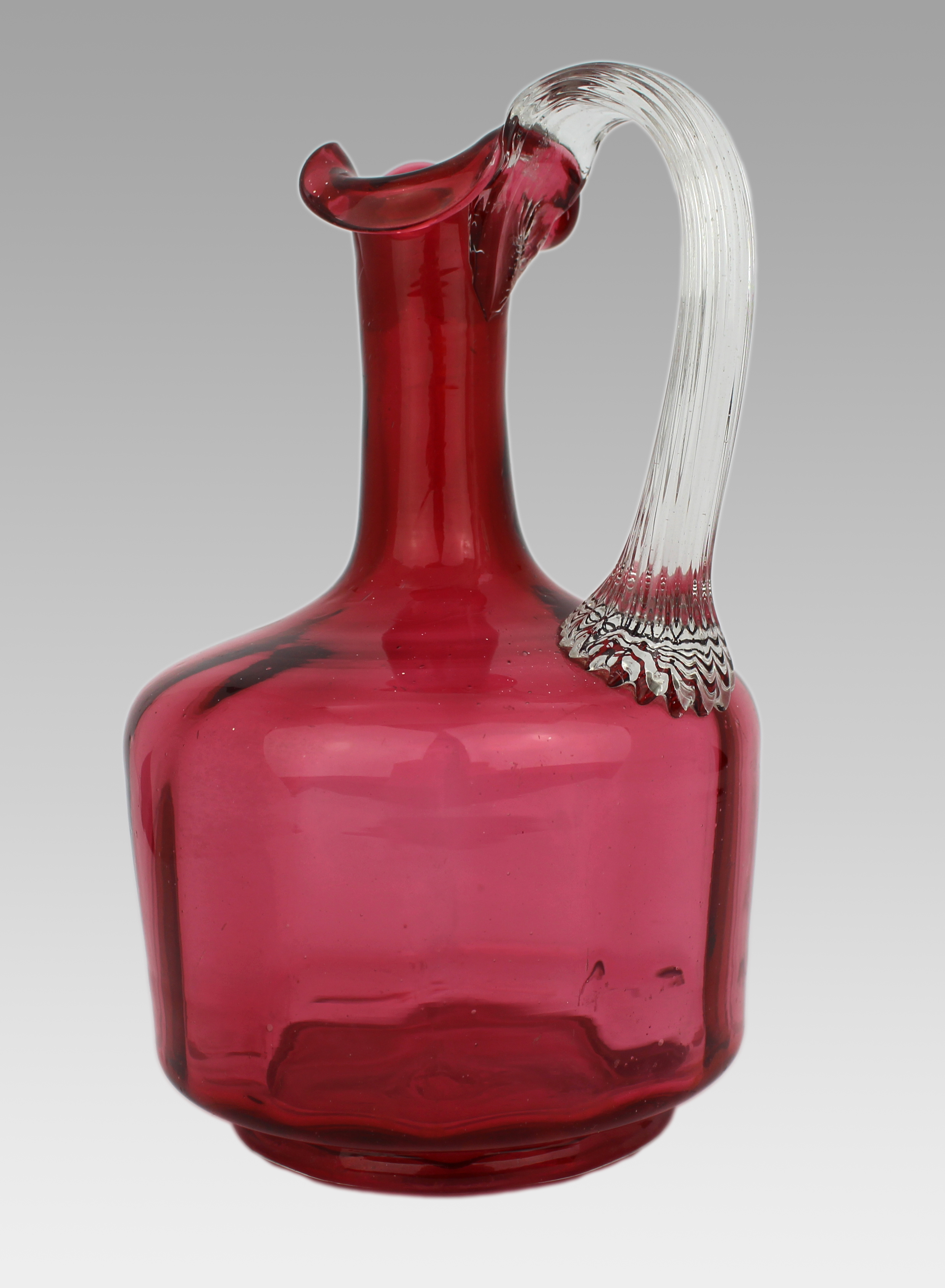 Victorian Cranberry Glass Jug