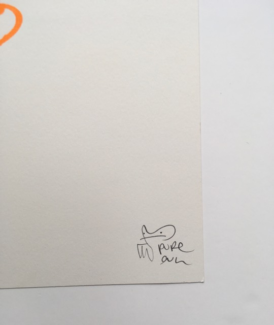 PURE EVIL(English 1968)‘Charlie Brown Fword’ (Juxtaposition of The Ford Car Company) Editiond Signed